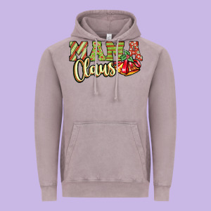 Mama Claus Vintage Hoodie Designed By Jahusdesignshop