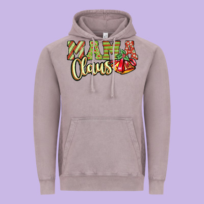 Mama Claus Vintage Hoodie Designed By Jahusdesignshop