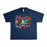 Navy resting beach face Urban Heavy Tee - AdoDesignShop