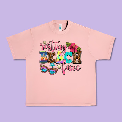 Resting Beach Face Urban Heavy Tee Designed By Adodesignshop