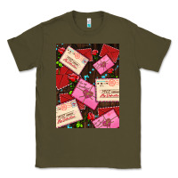 Army Green love letters with roses  air Classic Tee - AdoDesignShop