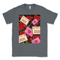 Charcoal Heather love letters with roses  air Classic Tee - AdoDesignShop