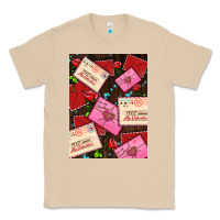 Mushroom love letters with roses  air Classic Tee - AdoDesignShop