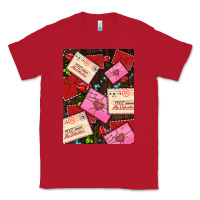 Red love letters with roses  air Classic Tee - AdoDesignShop
