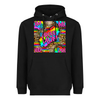 Pride Lgbtq+ Proud Mom With Leoapard Patterns Heavyweight Hoodie | Teevron