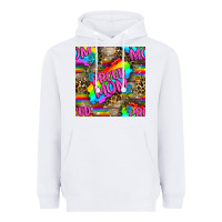 White Pride LGBTQ+ Proud Mom With Leoapard Patterns Heavyweight Hoodie - BundleAndBundleShop
