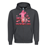 Smoke my first valentines day Zipper Hoodie - MaliasSmallBusiness