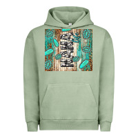 Pigment Oil Green nana life glitter leopard Urban Hoodie - TumblerDesignByShophia