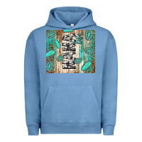 Pigment Pebble Blue nana life glitter leopard Urban Hoodie - TumblerDesignByShophia