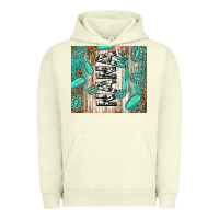 Pigment Pistachio nana life glitter leopard Urban Hoodie - TumblerDesignByShophia