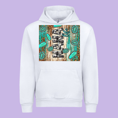 Nana Life Glitter Leopard Urban Hoodie Designed By Tumblerdesignbyshophia