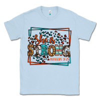 Dusty Blue She is strong proverbs 31:25 Classic Tee - LillyAllenDesigns