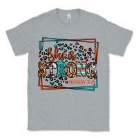 Heather Grey She is strong proverbs 31:25 Classic Tee - LillyAllenDesigns