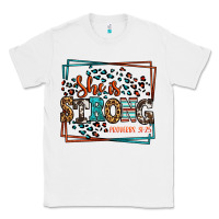 White She is strong proverbs 31:25 Classic Tee - LillyAllenDesigns