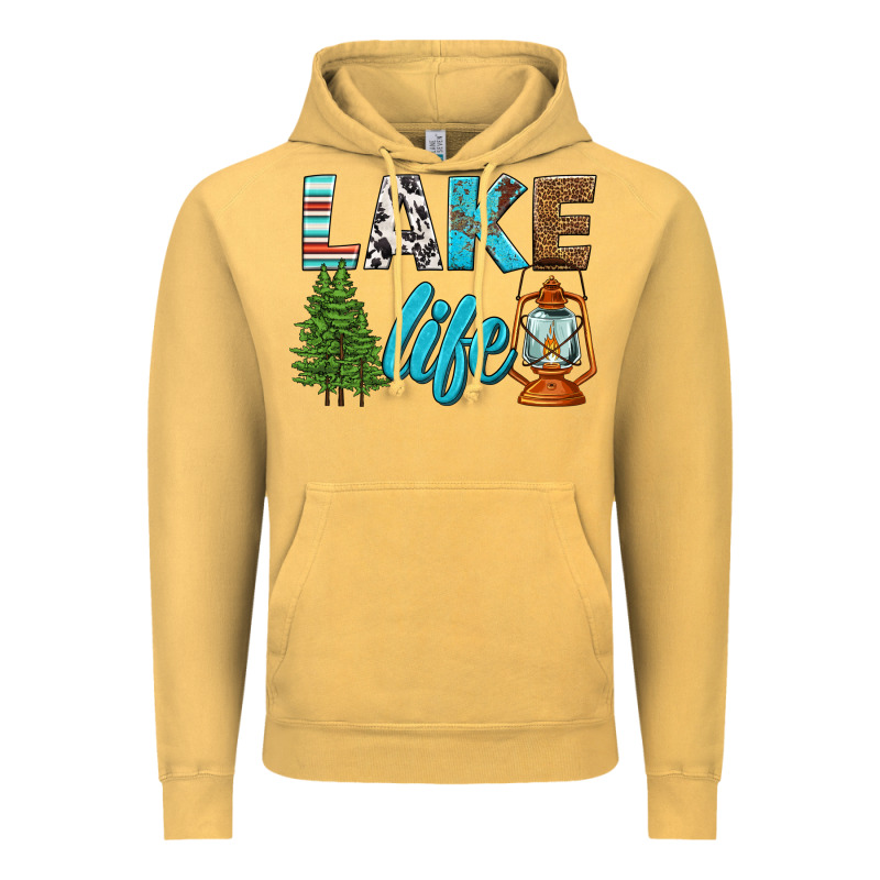 Lake Life Vintage Hoodie by HRA Design Shop | Teevron
