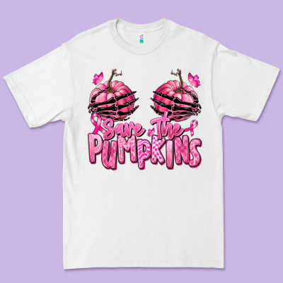 Premium Tee save the pumpkins breast cancer