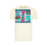 Vintage Arctic mommy leopard turquoise Vintage Tee - JahusDesignShop