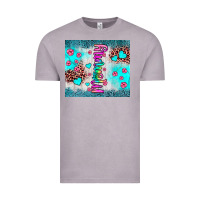 Vintage Zinc mommy leopard turquoise Vintage Tee - JahusDesignShop