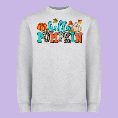 Hello Pumpkin Heavyweight Sweatshirt Designed By Adodesignshop