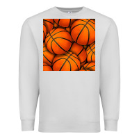 Dove Grey basketball seamless pattern Premium Sweatshirt - BundleAndBundleShop