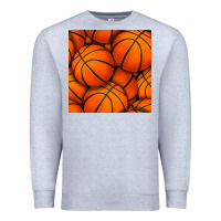 Heather Grey basketball seamless pattern Premium Sweatshirt - BundleAndBundleShop