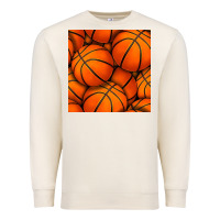 Sandshell basketball seamless pattern Premium Sweatshirt - BundleAndBundleShop