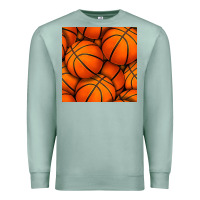 Seafoam basketball seamless pattern Premium Sweatshirt - BundleAndBundleShop