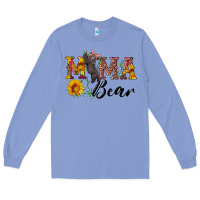 Colony Blue pink mama bear with cute bear Long Sleeve Tee - Artiststas