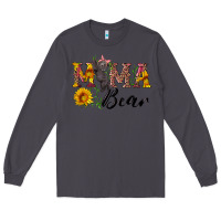Smoke pink mama bear with cute bear Long Sleeve Tee - Artiststas
