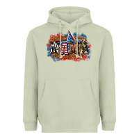 Matcha Patriotic Mama Heavyweight Hoodie - BundleAndBundleShop