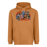 Meerkat Patriotic Mama Heavyweight Hoodie - BundleAndBundleShop