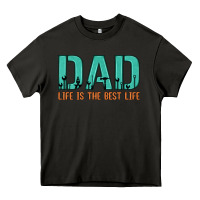 Asphalt dad life is the best life Heavy Core Tee - Artiststas