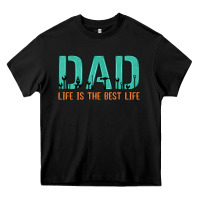 Black dad life is the best life Heavy Core Tee - Artiststas