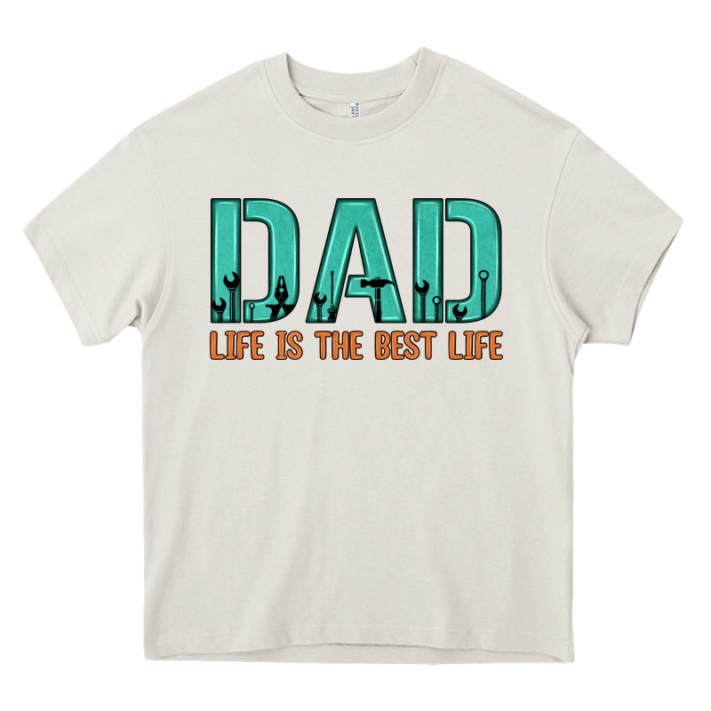 Dad Life Is The Best Life Heavy Core Tee by Artiststas | Teevron