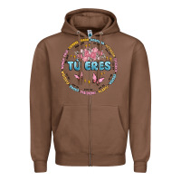 Chestnut tu eres inspiration Zipper Hoodie - MaliasSmallBusiness