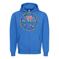 True Royal tu eres inspiration Zipper Hoodie - MaliasSmallBusiness
