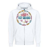 White tu eres inspiration Zipper Hoodie - MaliasSmallBusiness