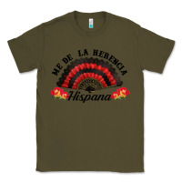 Army Green me de la herencia hispana hand fan Classic Tee - BundleAndBundleShop