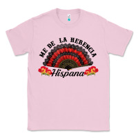 Bubblegum Pink me de la herencia hispana hand fan Classic Tee - BundleAndBundleShop