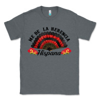 Charcoal Heather me de la herencia hispana hand fan Classic Tee - BundleAndBundleShop