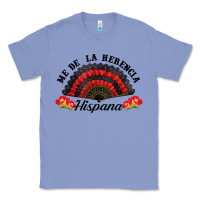 Colony Blue me de la herencia hispana hand fan Classic Tee - BundleAndBundleShop