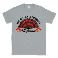 Heather Grey me de la herencia hispana hand fan Classic Tee - BundleAndBundleShop