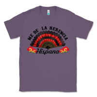 Lavender me de la herencia hispana hand fan Classic Tee - BundleAndBundleShop