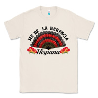 Natural me de la herencia hispana hand fan Classic Tee - BundleAndBundleShop