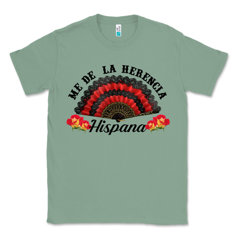Me De La Herencia Hispana Hand Fan Classic Tee by BundleAndBundleShop | Teevron