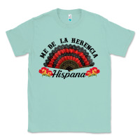 Seafoam me de la herencia hispana hand fan Classic Tee - BundleAndBundleShop