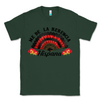 Sports Green me de la herencia hispana hand fan Classic Tee - BundleAndBundleShop