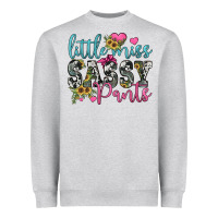 Heather Grey little miss sassy pants Heavyweight Sweatshirt - JahusDesignShop