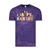 Cloud Purple happy easter Vintage Tee - AdoDesignShop
