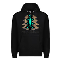 Black Happy Holidays Tree Premium Hoodie - Bettercallsaul